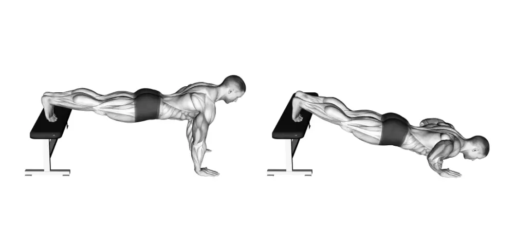 Decline push-ups