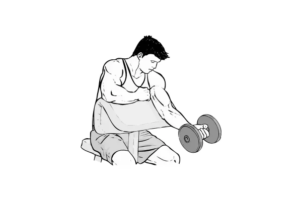 One-Arm Preacher Curl