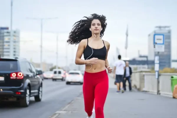 Girl running