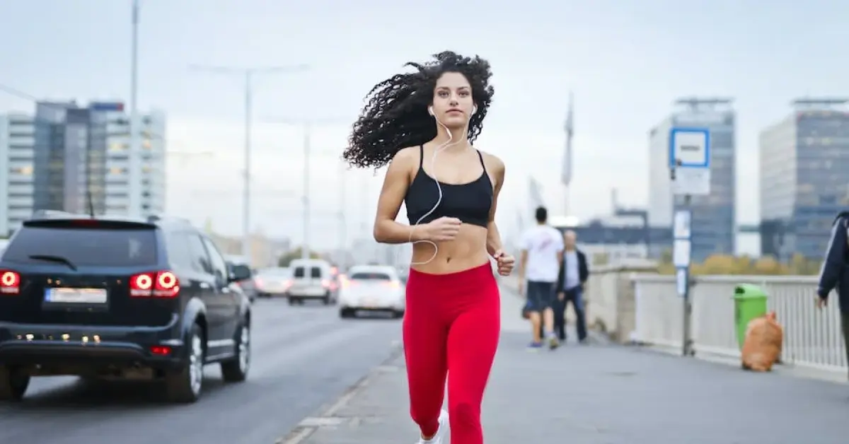 Girl running