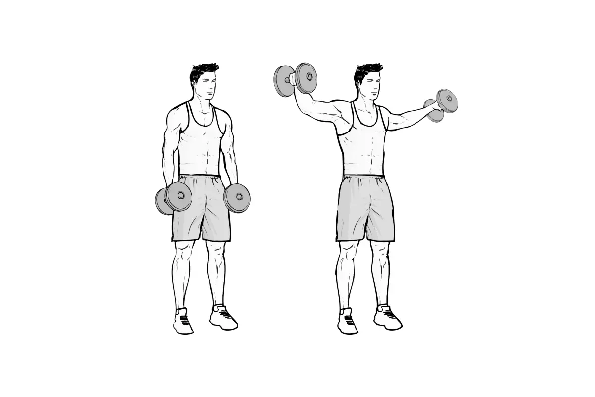 Side Shoulder Dumbbell Raises